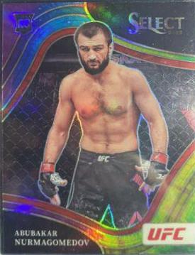 Abubakar Nurmagomedov 2022 Panini Select UFC Octagonside #270 Blue Prizm