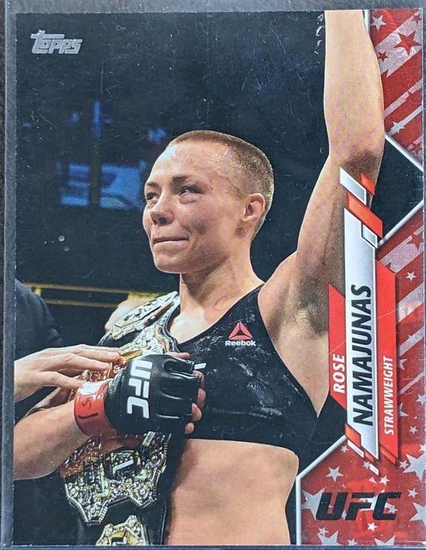 Rose Namajunas 2020 Topps UFC Base #7 Independence Day