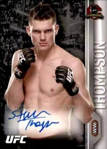 Stephen Thompson 2015 Topps UFC Champions Autographs #FA-ST Platinum