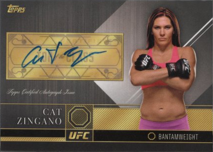 Cat Zingano 2016 Topps UFC Top of the Class Top of the Class Autographs #TCA-CZ Gold