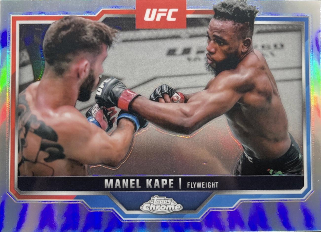 Manel Kape 2025 Topps Chrome UFC Base #58 Refractor