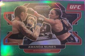 Amanda Nunes 2022 Panini Prizm UFC Base #65 Green