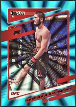 Khabib Nurmagomedov 2022 Panini Donruss UFC Base #4 Laser