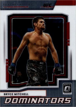 Bryce Mitchell 2022 Panini Donruss Optic UFC Dominators #7 Green