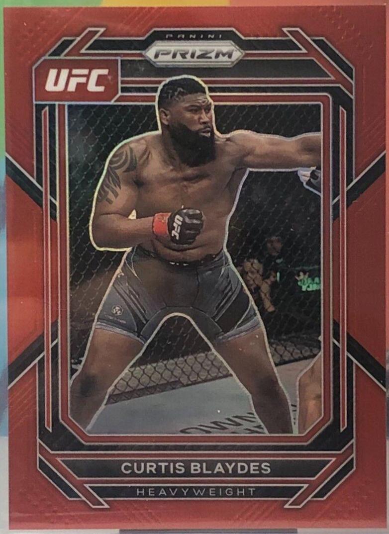 Curtis Blaydes 2023 Panini Prizm UFC Base #135 Red