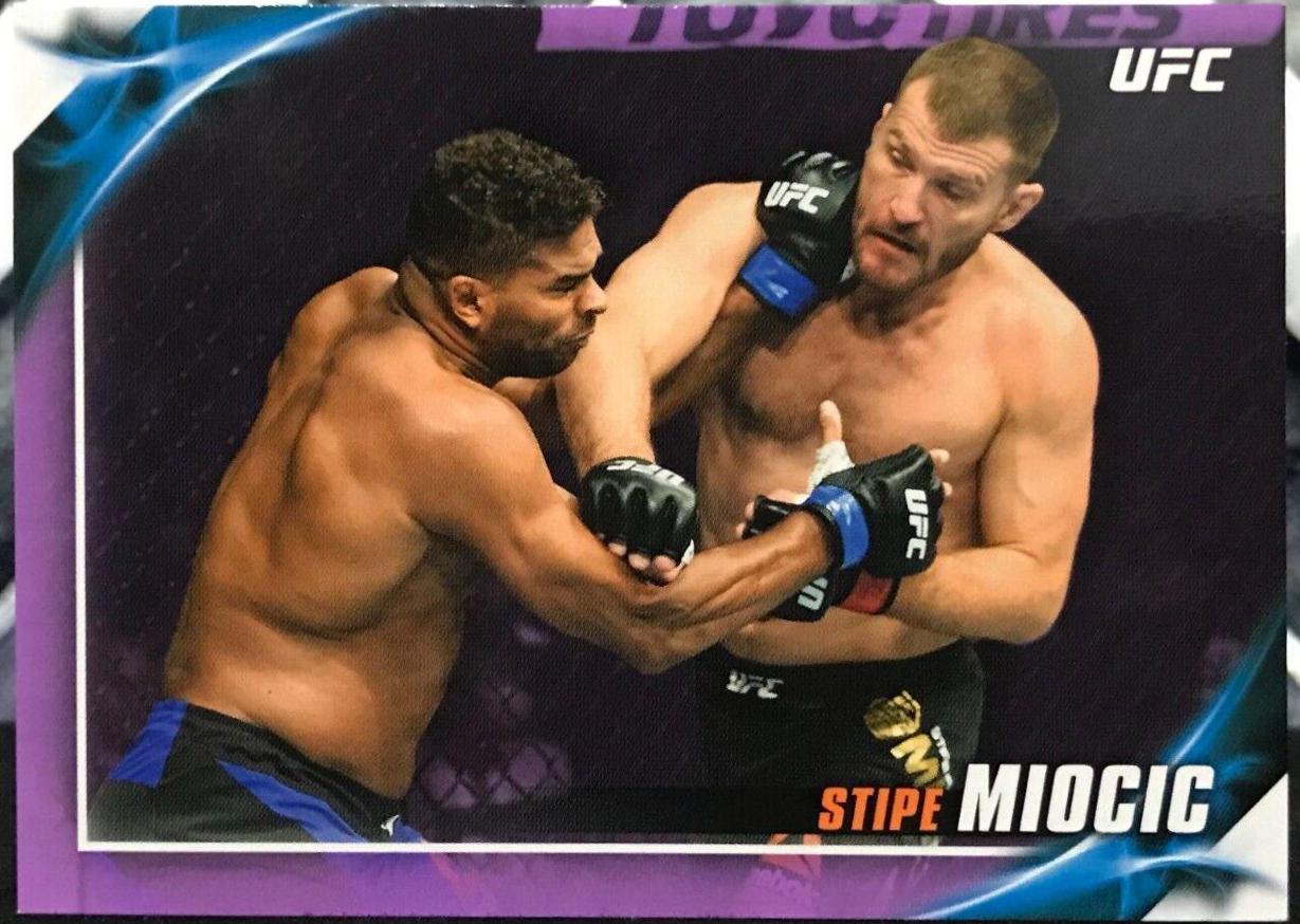 Stipe Miocic 2019 Topps UFC Knockout Base #95 Purple