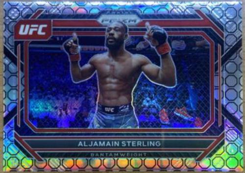 Aljamain Sterling 2023 Panini Prizm UFC Base #56 Octagon