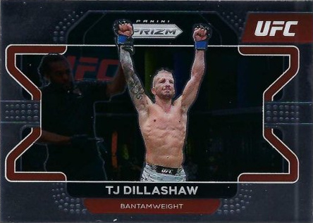TJ Dillashaw 2022 Panini Prizm UFC Base #12 Pink Pulsar