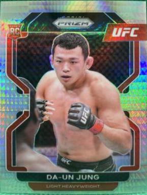 Da Un Jung 2022 Panini Prizm UFC Base #151 Hyper