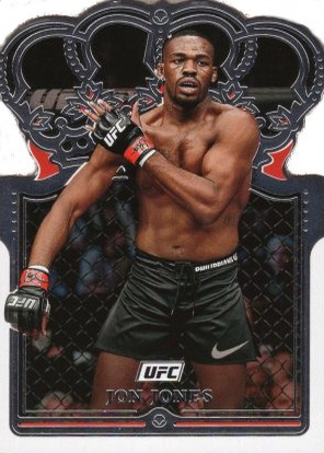 Jon Jones 2022 Panini Chronicles UFC Base Crown Royale #118 Platinum