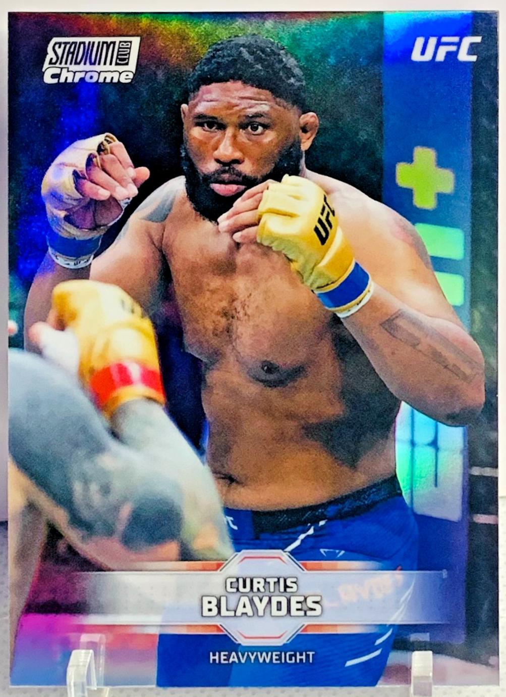 Curtis Blaydes 2026 Topps Stadium Club UFC Chrome Base #CB-98 Refractor