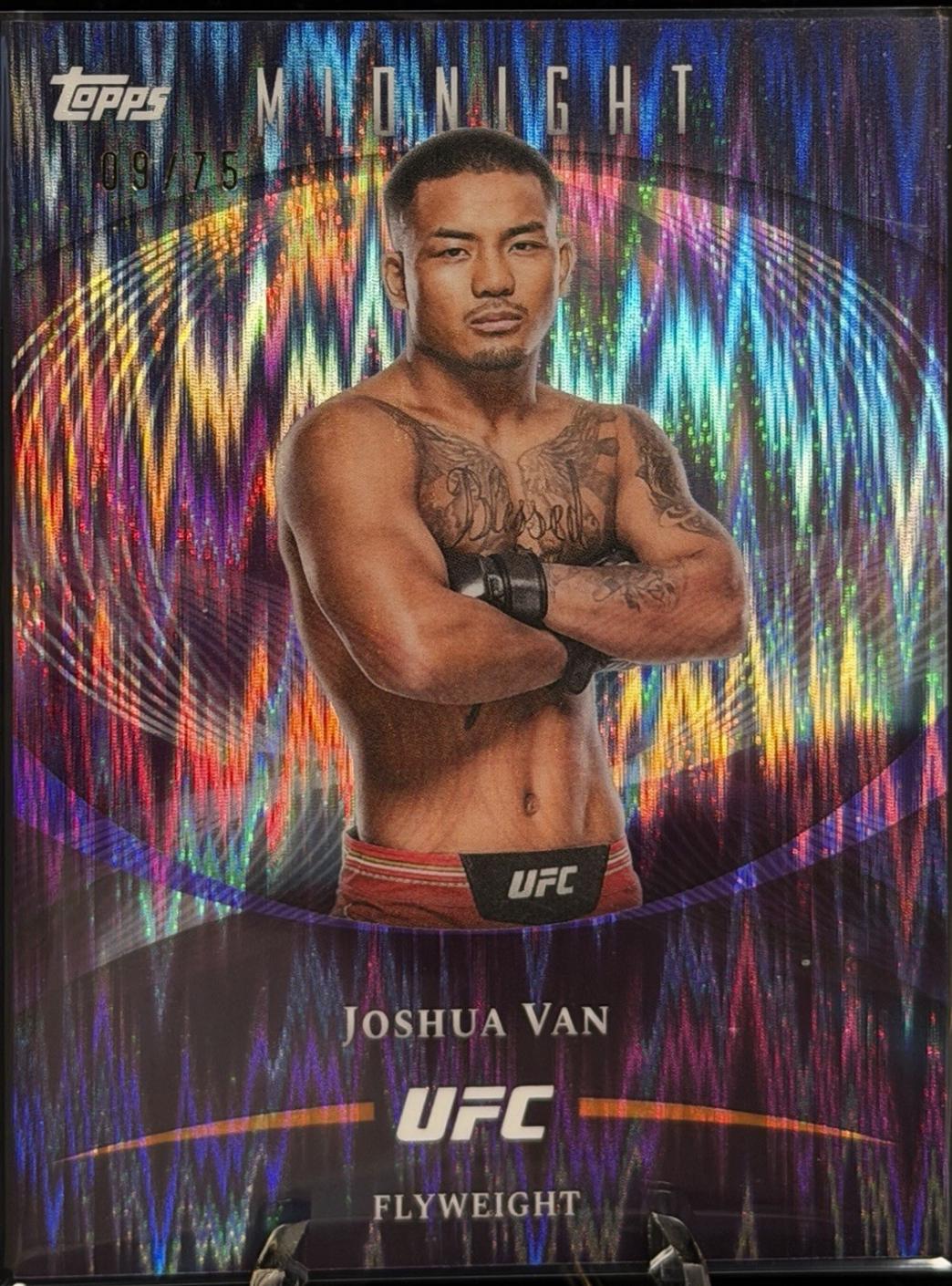 Joshua Van 2026 Topps Midnight UFC Base #30 Dusk