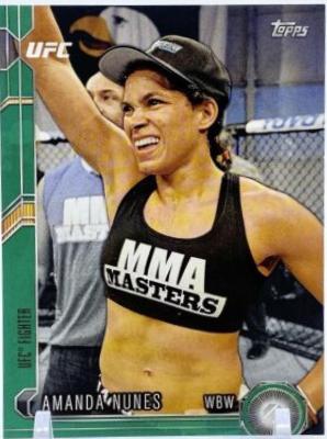 Amanda Nunes 2015 Topps UFC Chronicles Base #205 Green