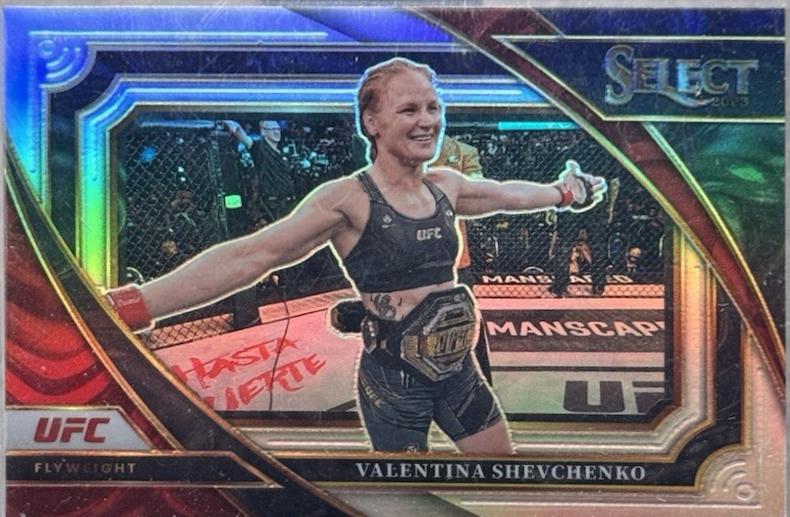 Valentina Shevchenko 2023 Panini Select UFC Mezzanine #372 Silver