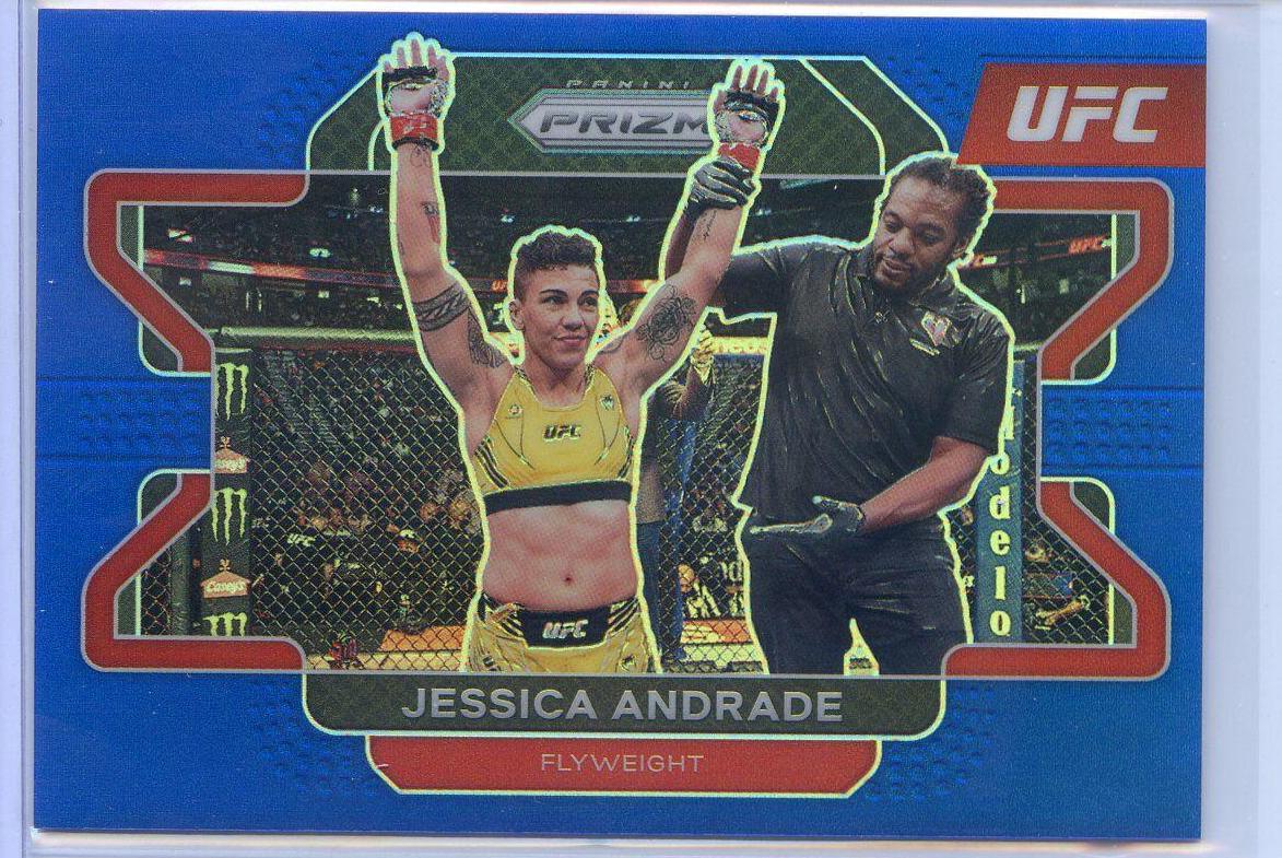 Jessica Andrade 2022 Panini Prizm UFC Base #63 Blue