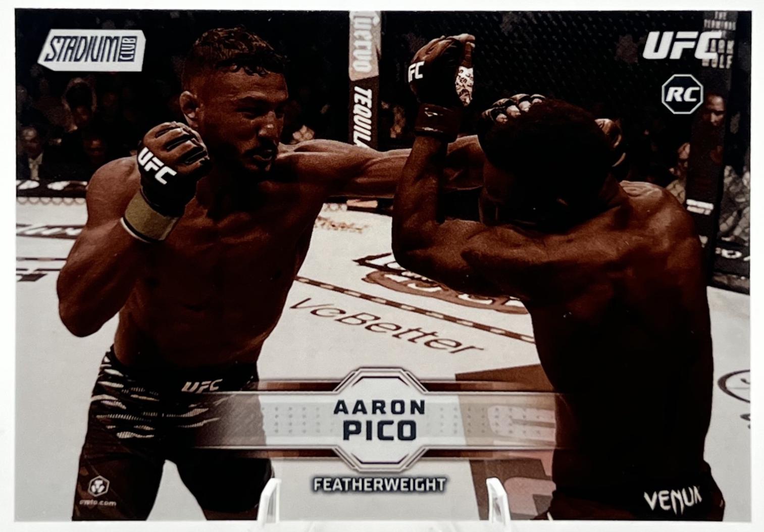 Aaron Pico 2026 Topps Stadium Club UFC Base #170 Sepia