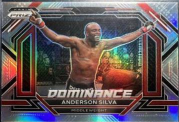 Anderson Silva 2023 Panini Prizm UFC Dominance #25 Silver