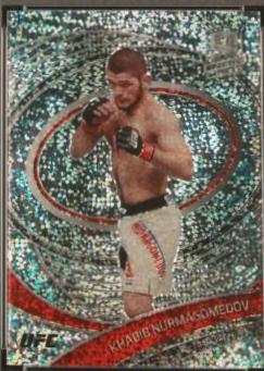 Khabib Nurmagomedov 2021 Panini Chronicles UFC Base Spectra #282 Asia Gold