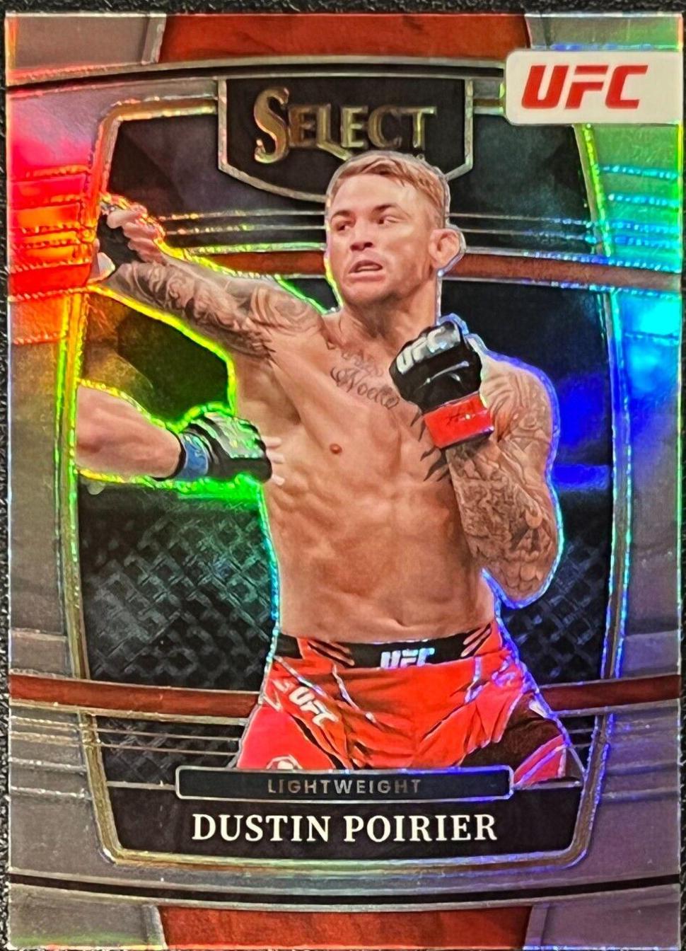 Dustin Poirier 2022 Panini Select UFC Concourse #75 Silver