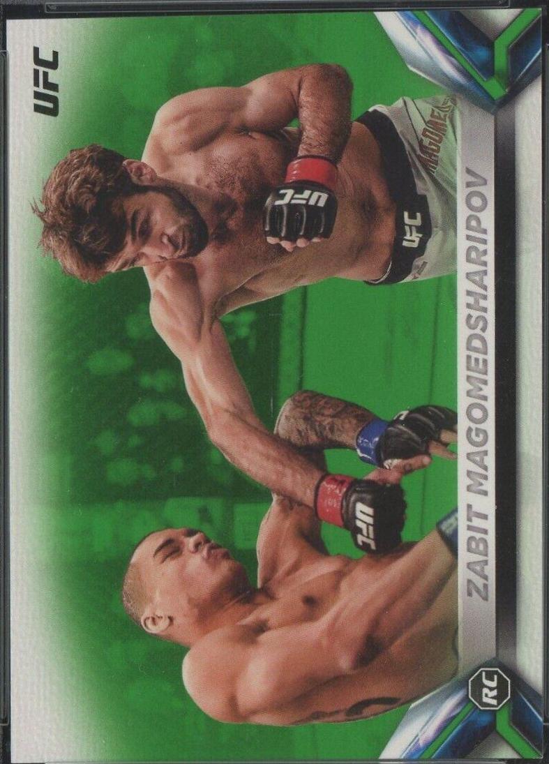 Zabit Magomedsharipov 2018 Topps UFC Knockout Base #50 Green