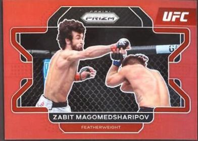 Zabit Magomedsharipov 2022 Panini Prizm UFC Base #82 Red