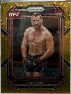 Joe Pyfer 2023 Panini Prizm Under Card UFC Base #159 Gold