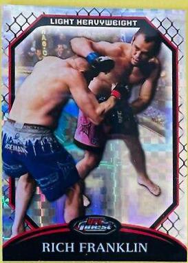 Rich Franklin 2011 Topps Finest UFC Base #34 Refractor