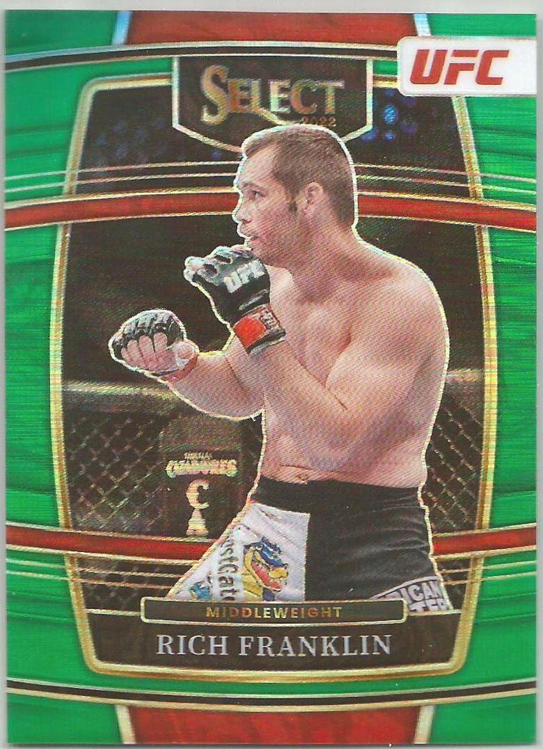 Rich Franklin 2022 Panini Select UFC Concourse #72 Green