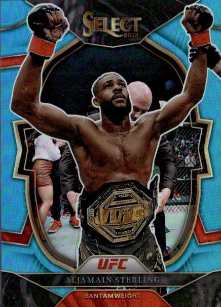 Aljamain Sterling 2023 Panini Select UFC Concourse #58 Light Blue