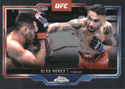 Alex Perez 2025 Topps Chrome UFC Base #60 OctaFractor