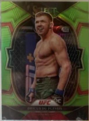 Dricus Du Plessis 2023 Panini Select UFC Concourse #24 Neon Green