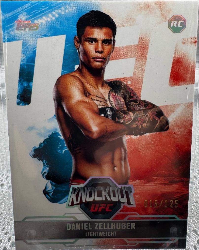 Daniel Zellhuber 2025 Topps Knockout UFC Base #89 Holo Silver