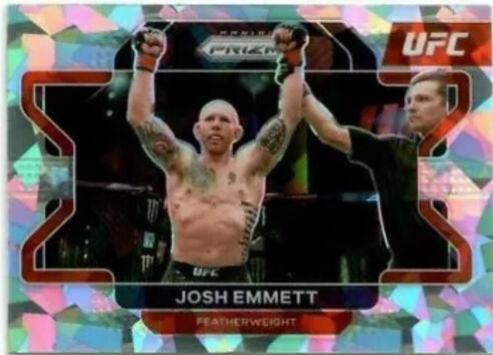 Josh Emmett 2022 Panini Prizm UFC Base #24 Ice