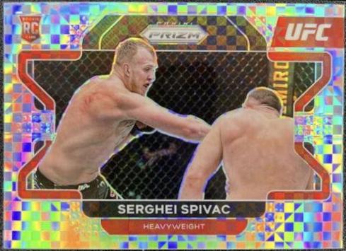 Serghei Spivac 2022 Panini Prizm UFC Base #70 Lucky Envelopes