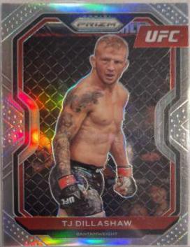 TJ Dillashaw 2021 Panini Prizm UFC Base #23 Silver