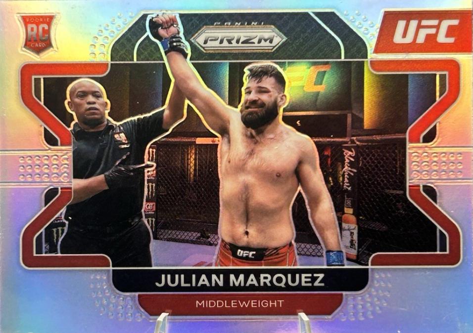 Julian Marquez 2022 Panini Prizm UFC Base #34 Silver