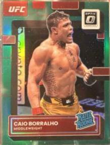 Caio Borralho 2023 Panini Donruss Optic UFC Base #130 Green