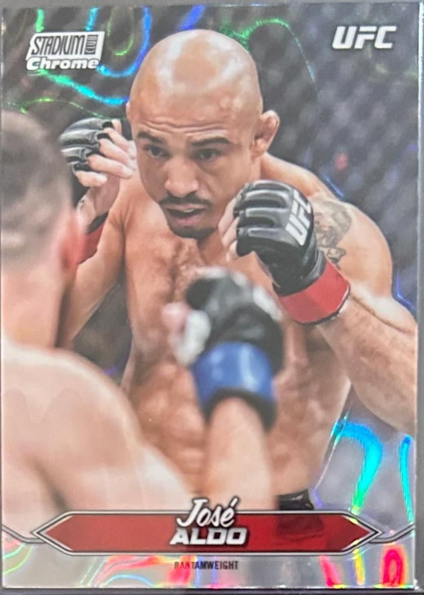 José Aldo 2025 Topps Stadium Club UFC Base Chrome #C-13 Lava