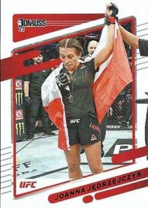 Joanna Jędrzejczyk 2022 Panini Donruss UFC Base #91 Pink