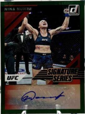 Nina Nunes 2022 Panini Donruss UFC Signature Series #37 Pink Laser