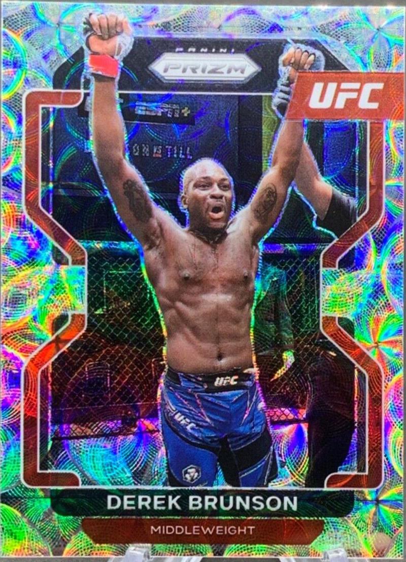 Derek Brunson 2022 Panini Prizm UFC Base #191 Premium