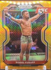 Sodiq Yusuff 2021 Panini Prizm UFC Base #71 Orange