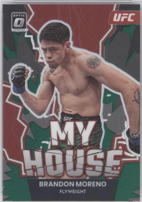 Brandon Moreno 2023 Panini Donruss Optic UFC My House #1 Green