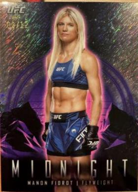 Manon Fiorot 2024 Topps Midnight UFC Base #61 Midnight
