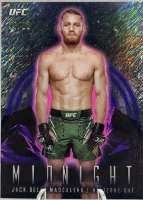 Jack Della Maddalena 2024 Topps Midnight UFC Base #32 Midnight