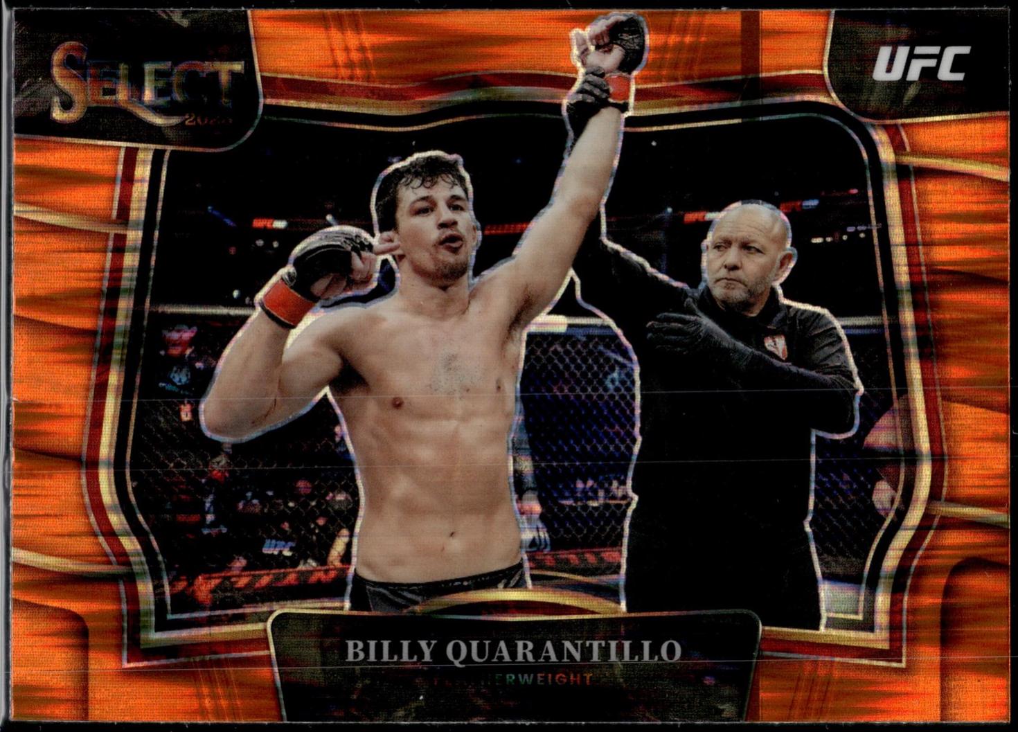 Billy Quarantillo 2023 Panini Select UFC Octagonside #274 Orange Flash