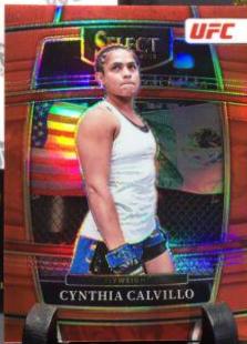 Cynthia Calvillo 2022 Panini Select UFC Concourse #70 Red