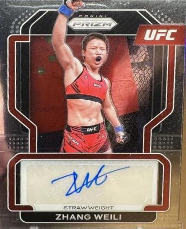 Zhang Weili 2022 Panini Prizm UFC Signatures #42