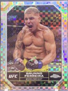 Brunno Ferreira 2024 Topps Chrome UFC Base #3 X-Fractor