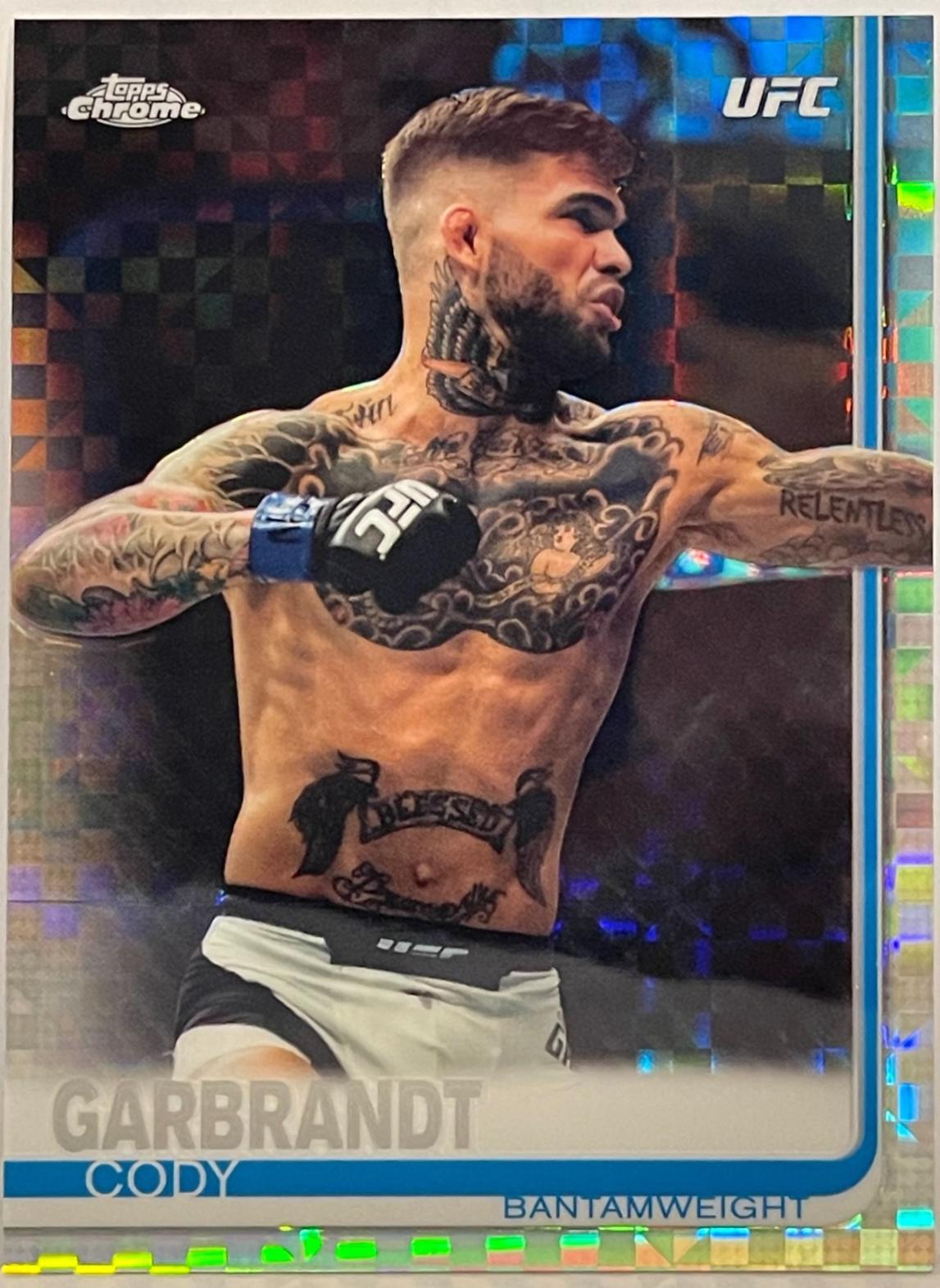 Cody Garbrandt 2019 Topps Chrome UFC Base #60 Xfractor